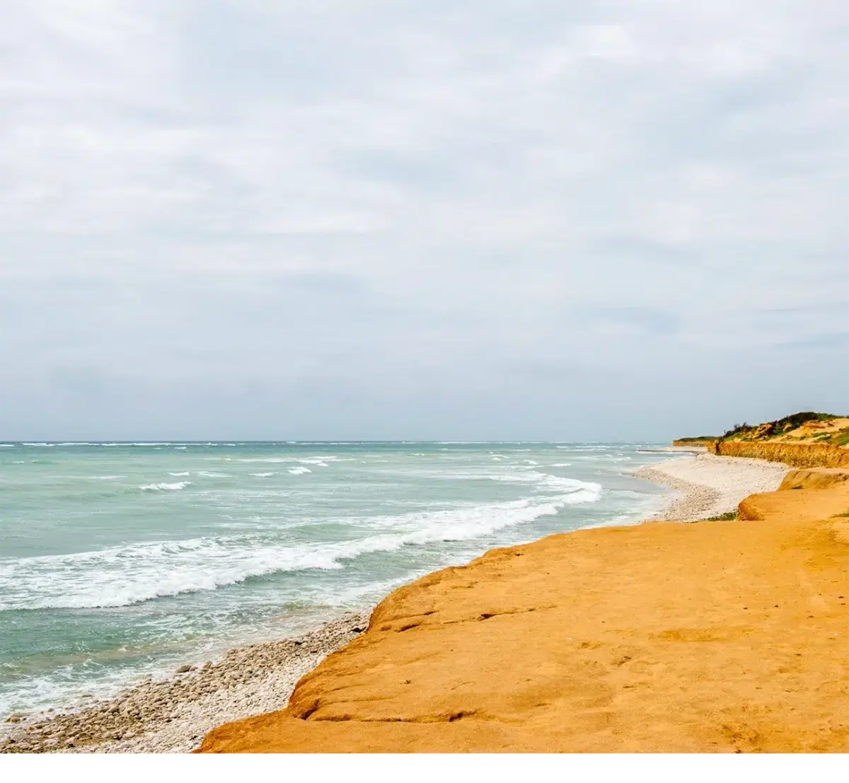 Paysage côtier de l’île d’Oléron à proximité d’un camping