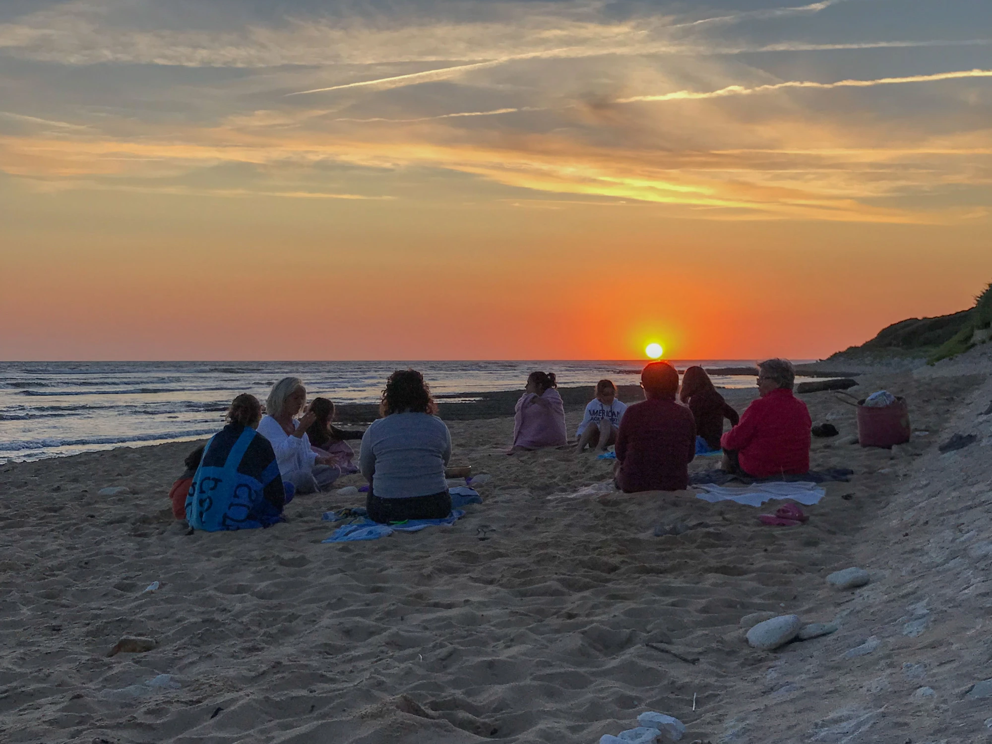 yoga classes on the beach