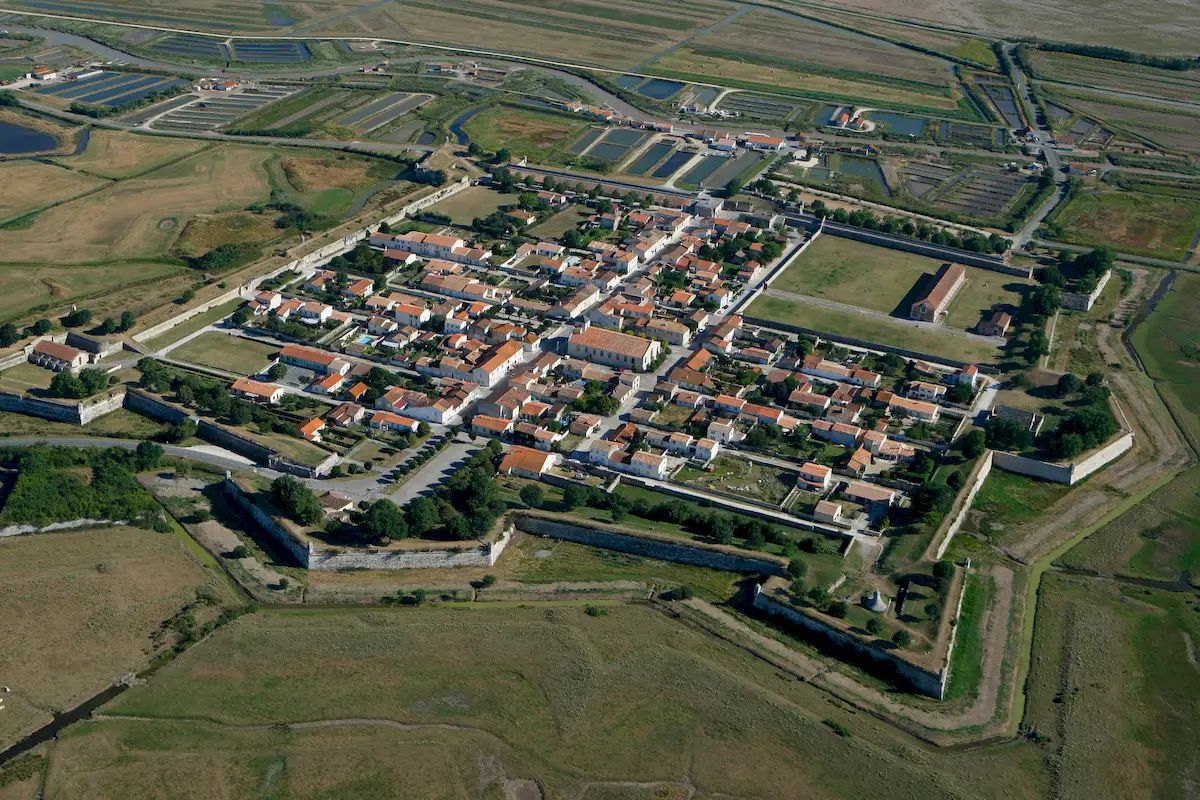 panoramic view of the citadel of brouage